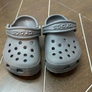 Gray Crocs size 6C